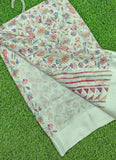 Beautiful Printed Moss Georgette Saree