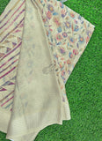 Beautiful Printed Moss Georgette Saree