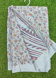 Beautiful Printed Moss Georgette Saree