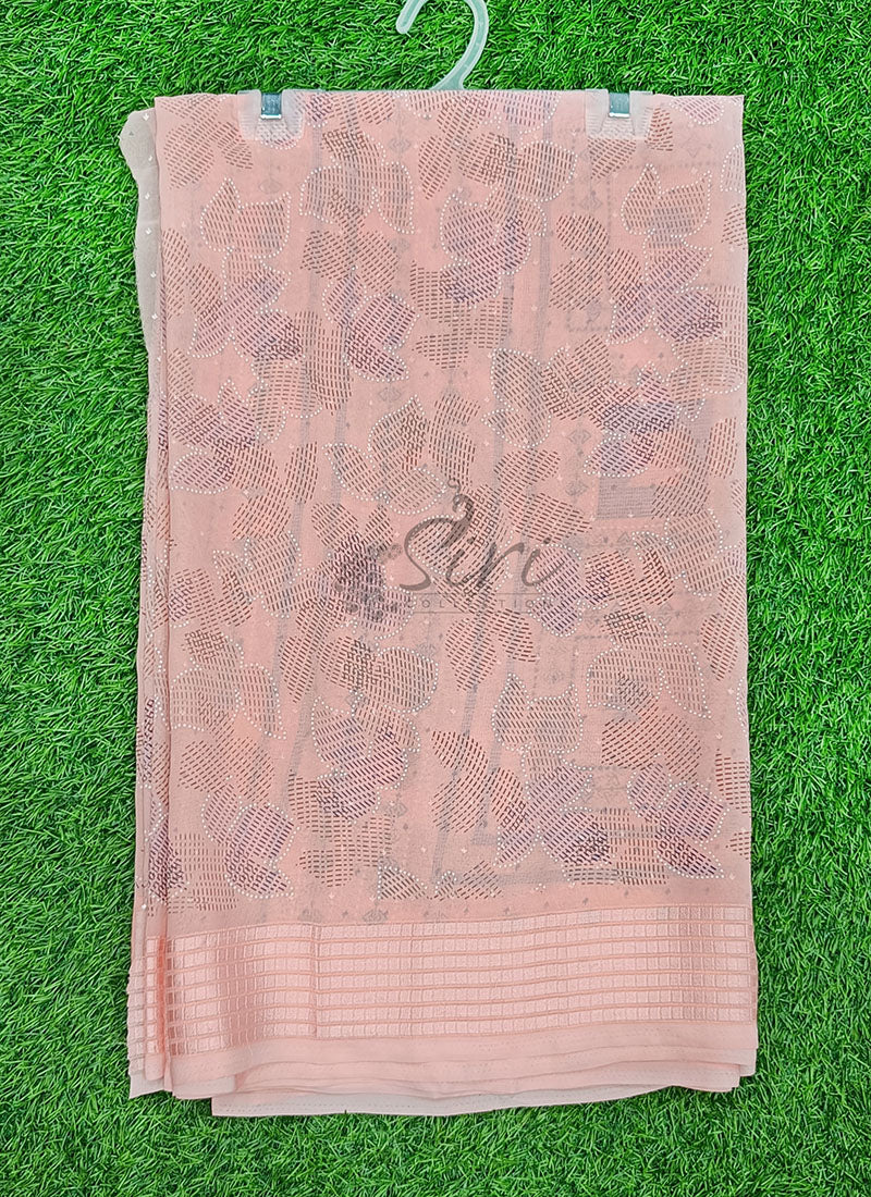 Beautiful Printed Georgette Saree