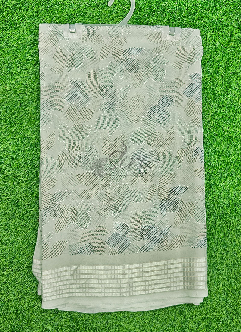 Beautiful Printed Georgette Saree