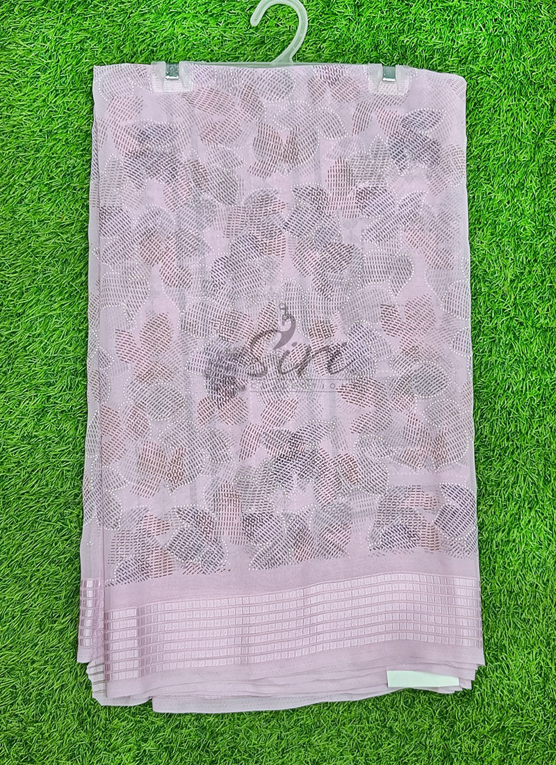 Beautiful Printed Georgette Saree