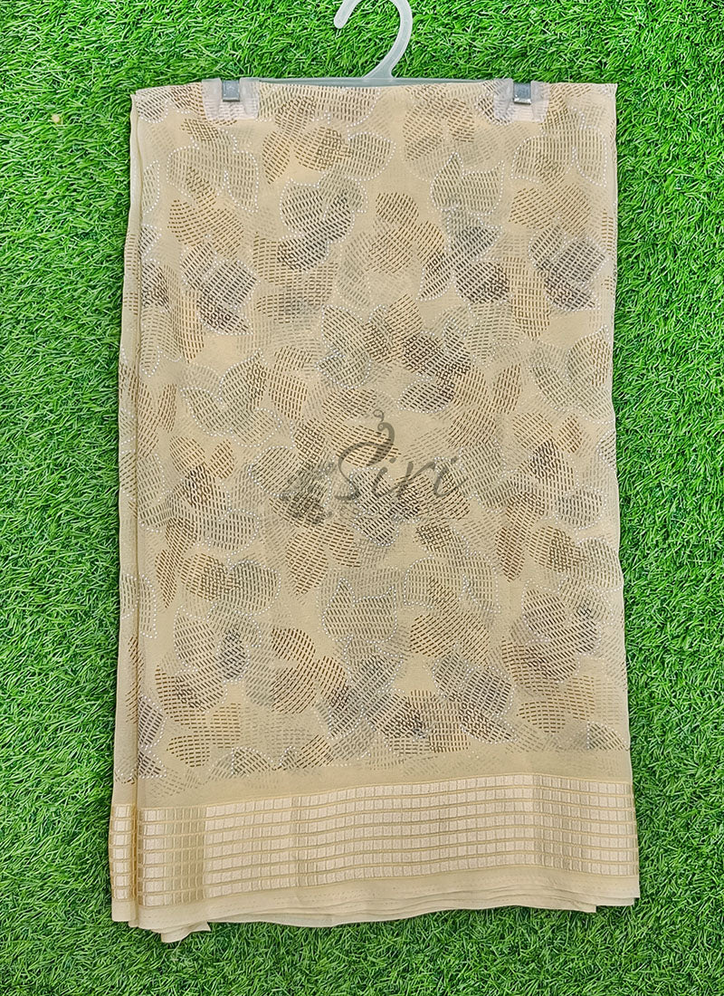 Beautiful Printed Georgette Saree