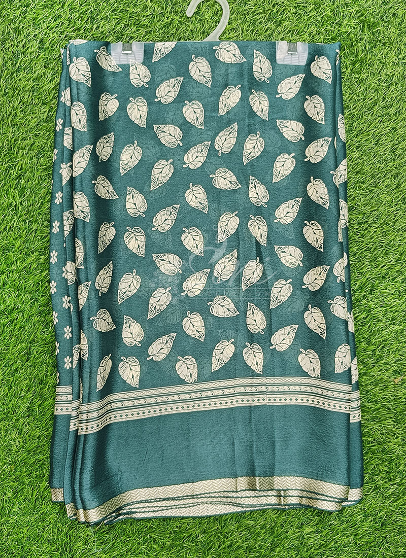 Beautiful Printed Crepe Georgette Saree