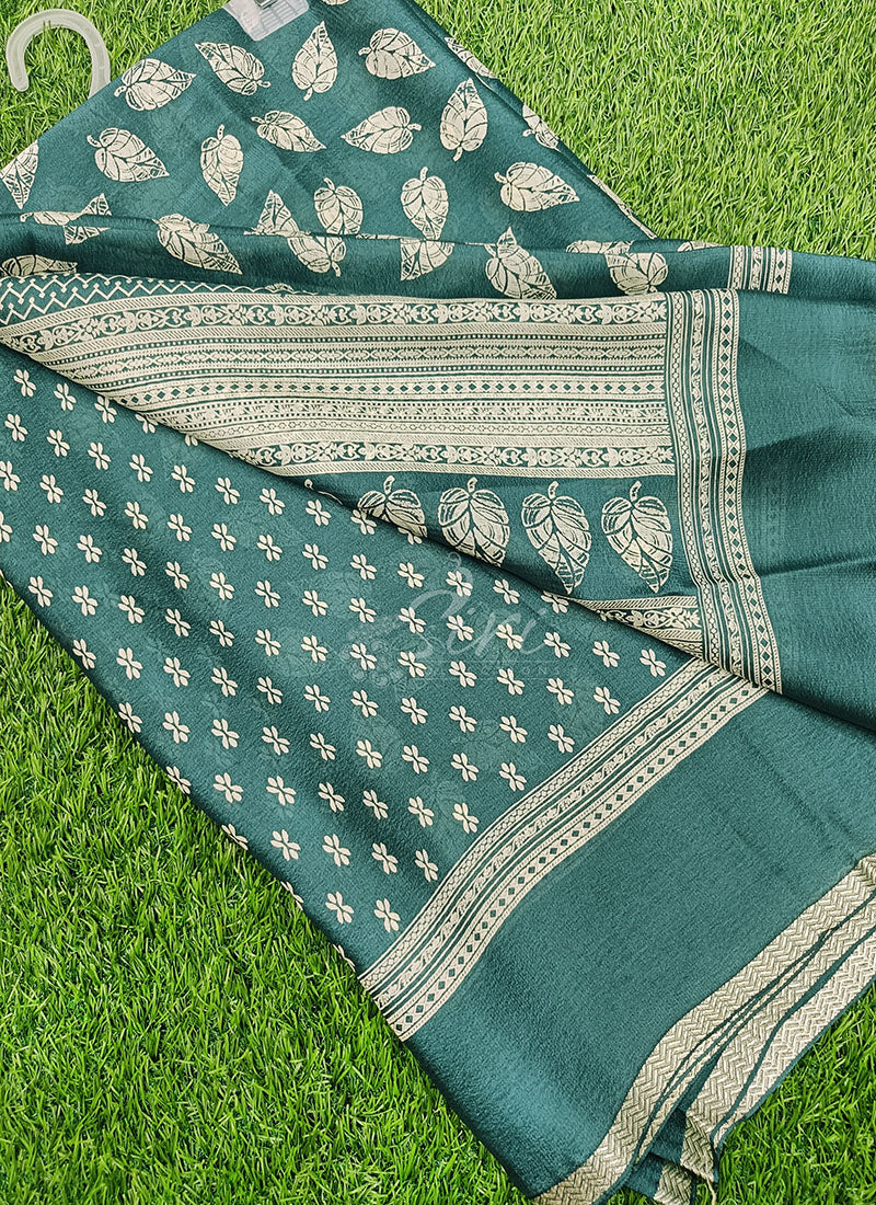 Beautiful Printed Crepe Georgette Saree
