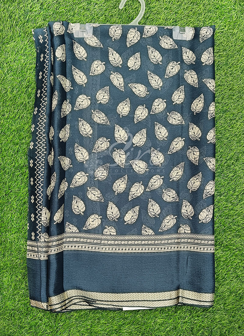 Beautiful Printed Crepe Georgette Saree