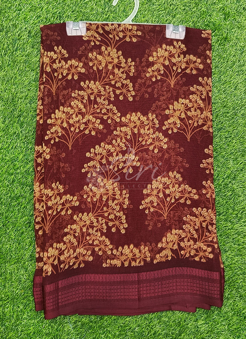 Beautiful Printed Georgette Saree