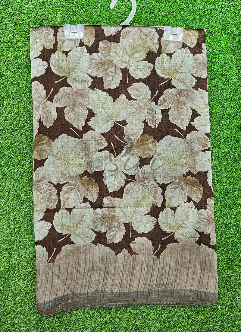 Beautiful Printed Fancy Silk Saree