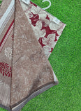 Beautiful Printed Fancy Silk Saree