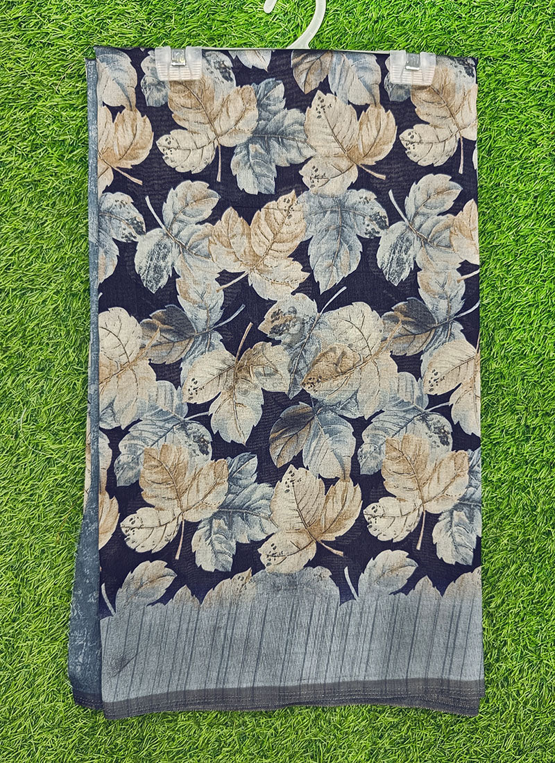 Beautiful Printed Fancy Silk Saree