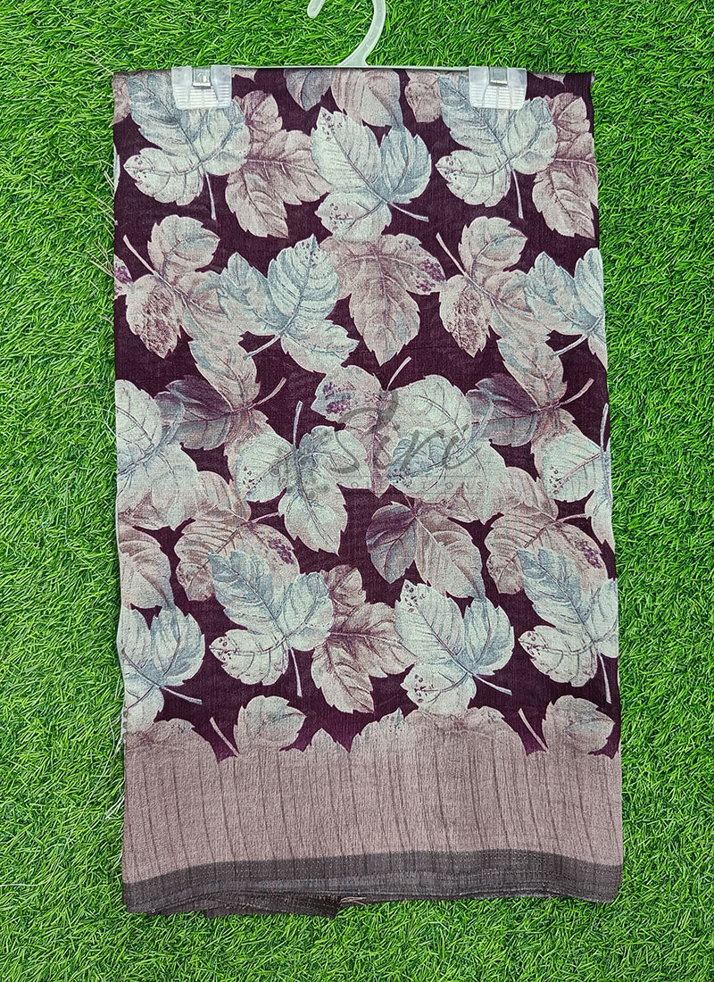 Beautiful Printed Fancy Silk Saree