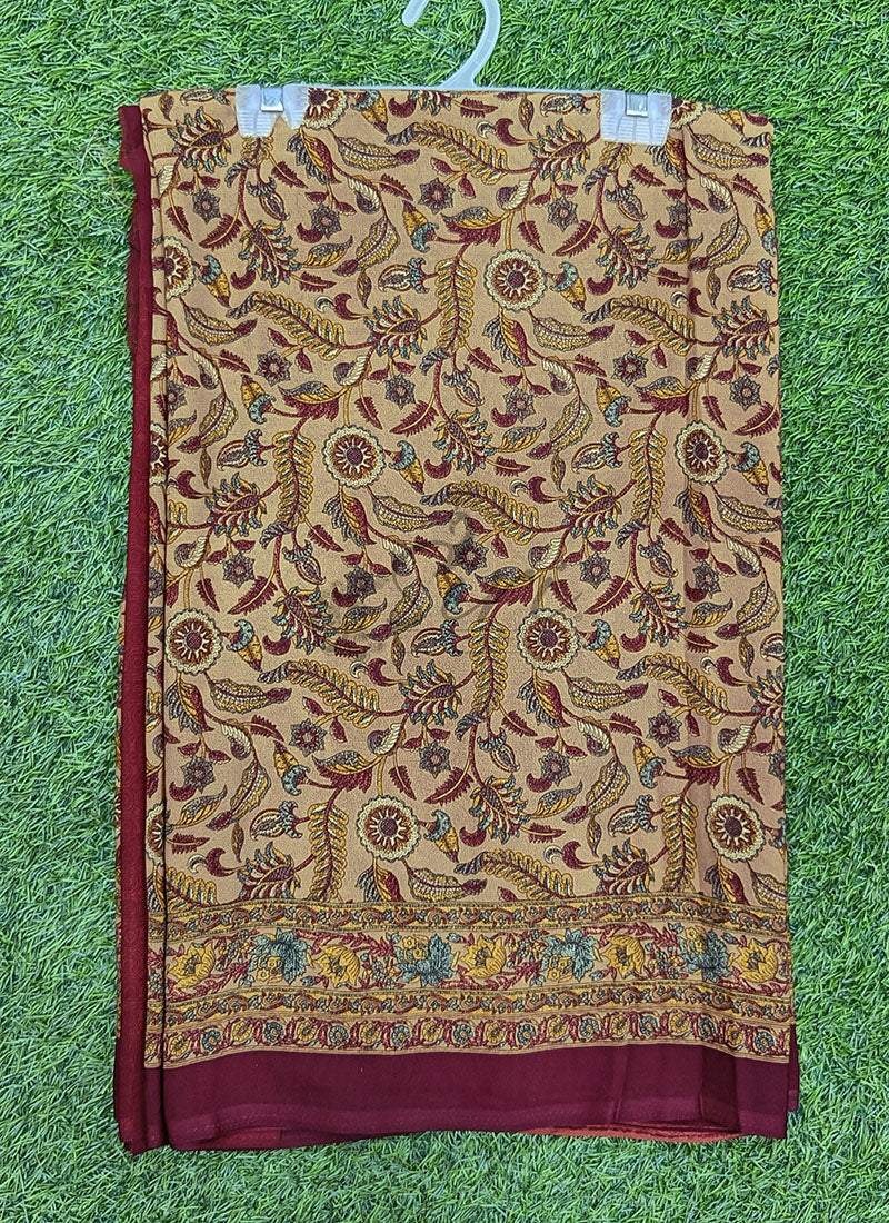 High Quality Printed Crepe Sarees