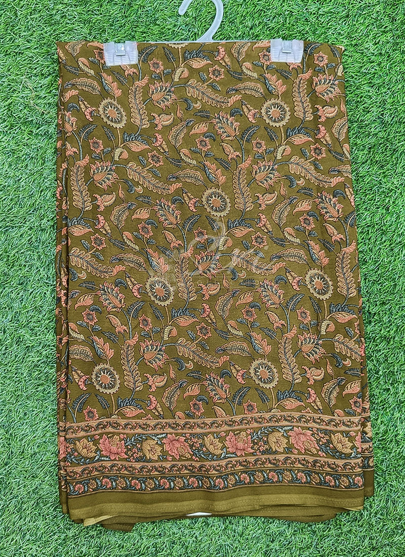 High Quality Printed Crepe Sarees