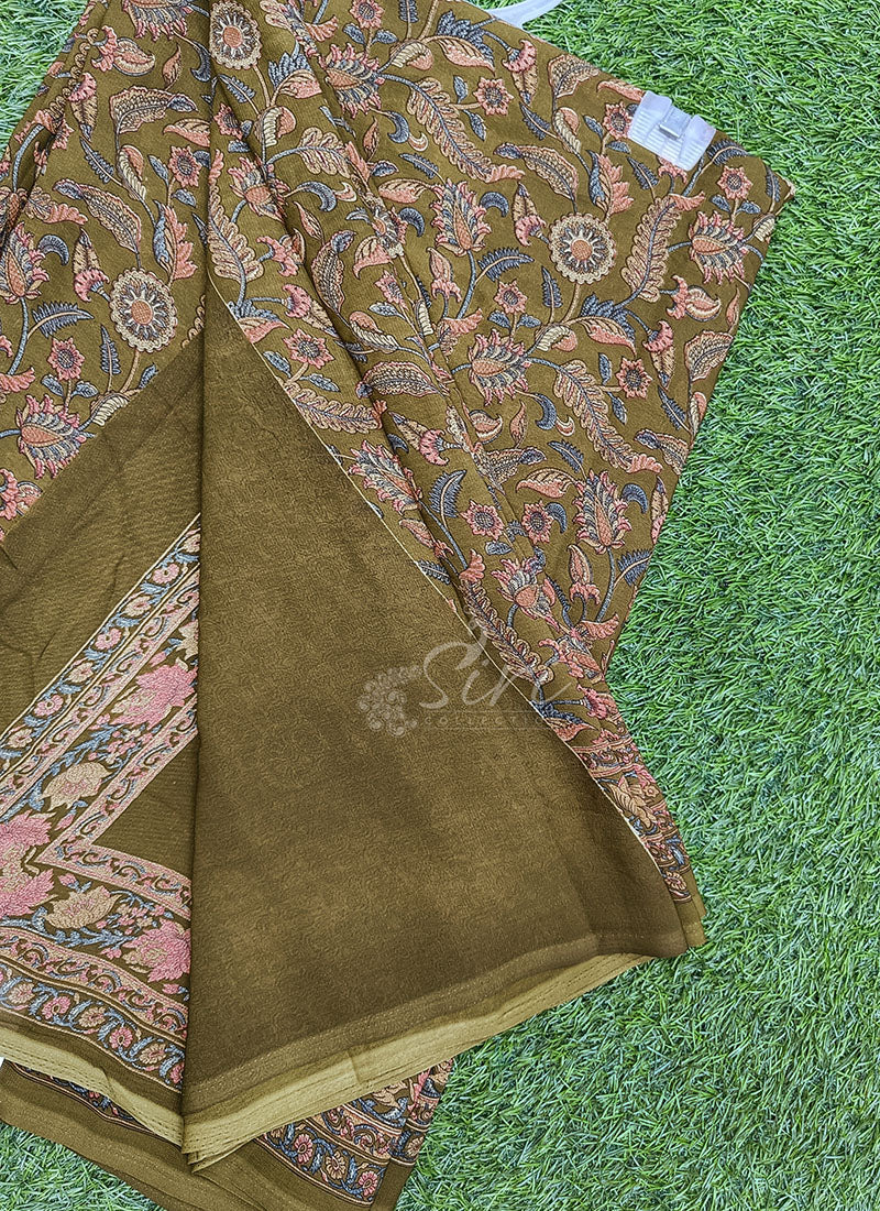 High Quality Printed Crepe Sarees