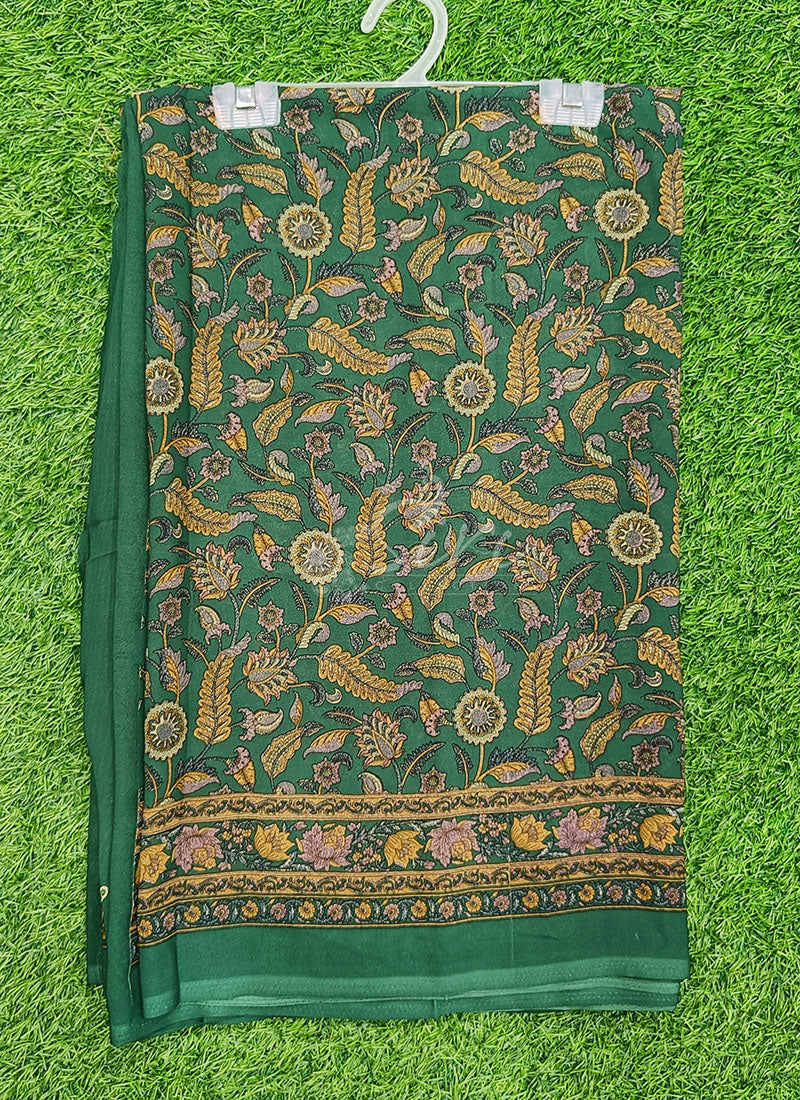 High Quality Printed Crepe Sarees