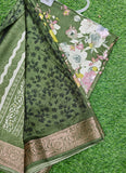 Beautiful Printed Fancy Crepe Sarees