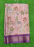 Beautiful Printed Fancy Crepe Saree