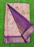 Beautiful Printed Fancy Crepe Saree