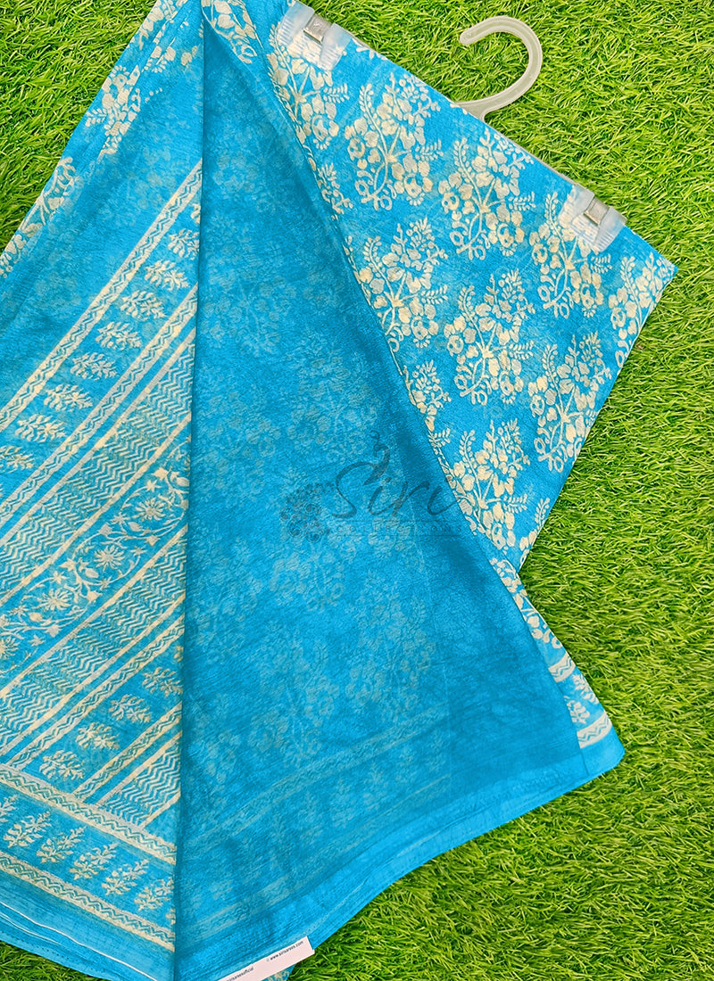 Latest Beautiful Printed Chiffon Saree