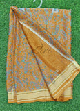 Lovely Printed Chiffon Saree in Soft Borders
