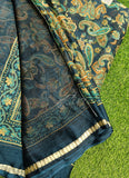 Lovely Printed Chiffon Saree in Soft Borders