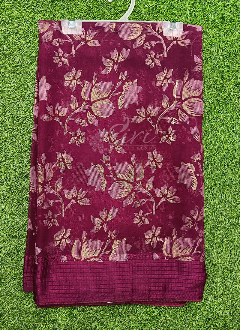 Beautiful Printed Georgette Saree