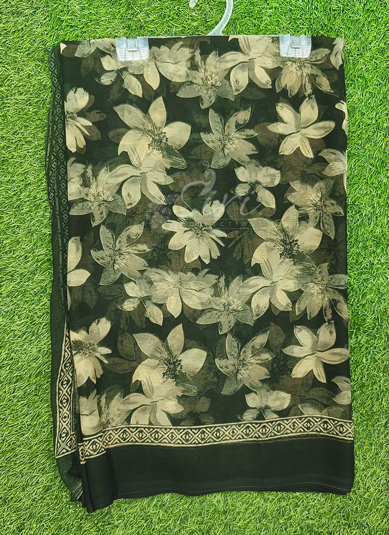 Lovely Printed Georgette Saree