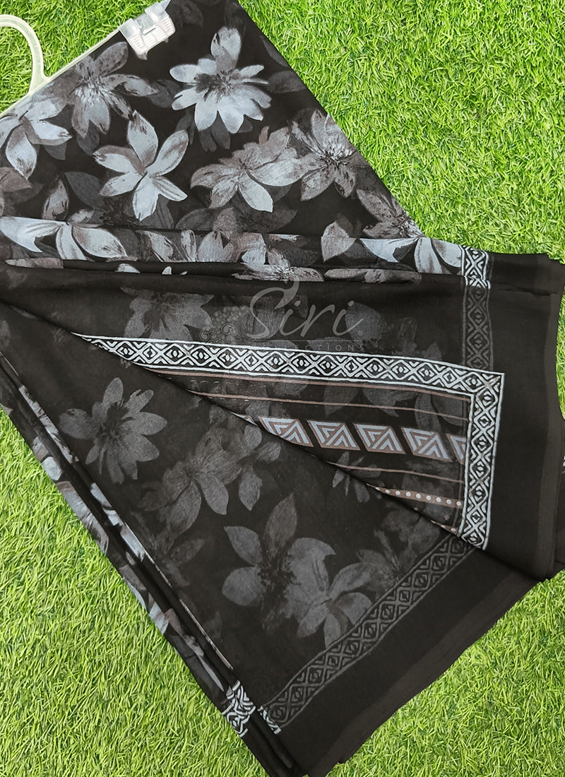 Lovely Printed Georgette Saree