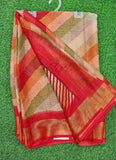 Latest Beautiful Multi Colour Printed Chiffon Saree