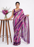 Latest Beautiful Multi Colour Printed Chiffon Saree