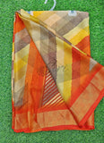 Latest Beautiful Multi Colour Printed Chiffon Saree