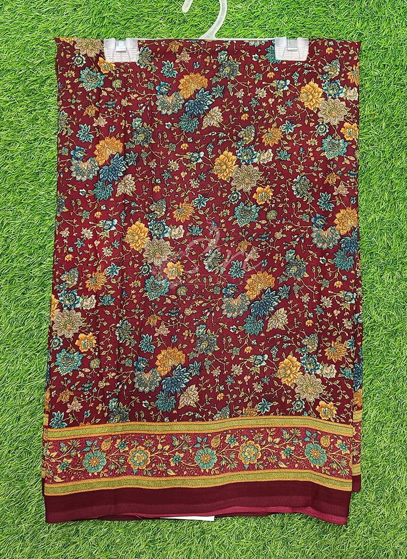 Latest Premium Printed Crepe Saree