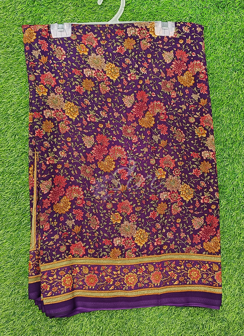 Latest Premium Printed Crepe Saree