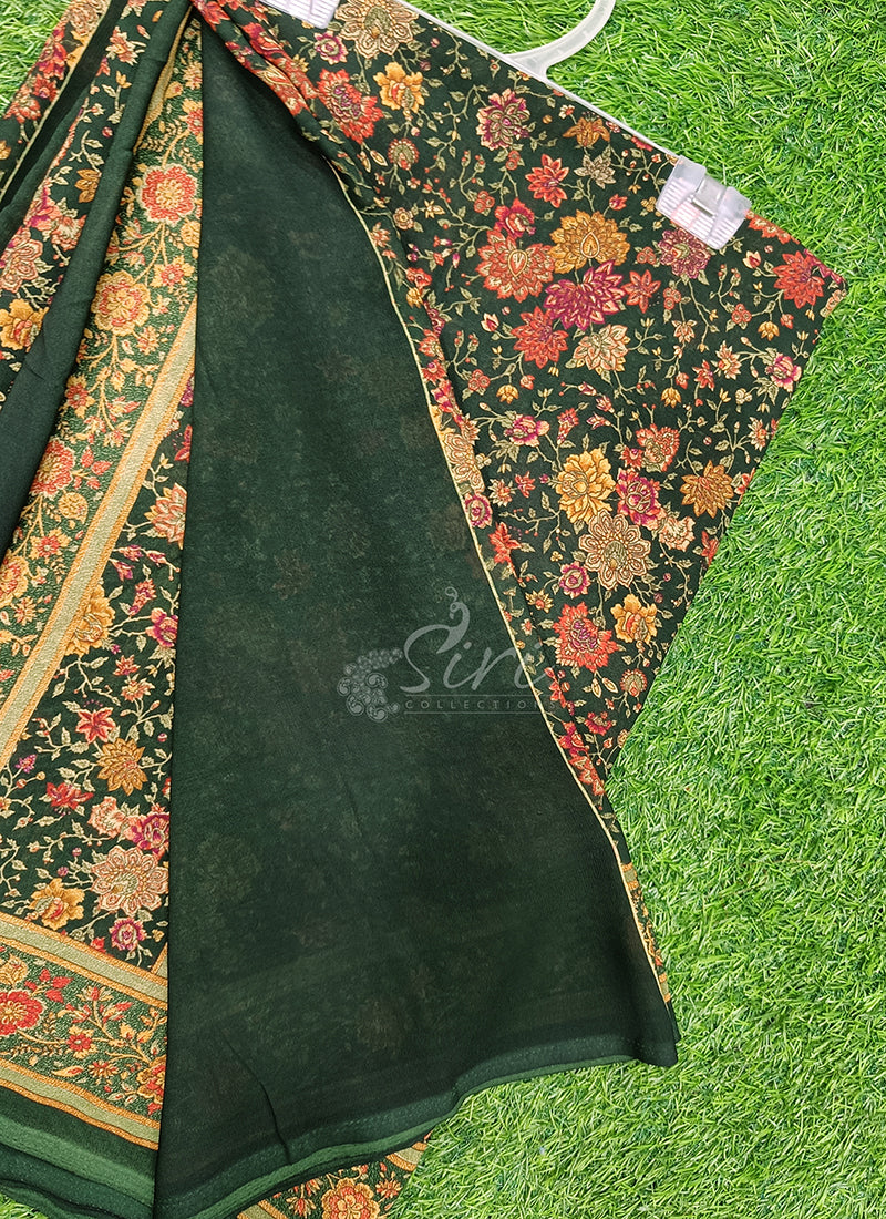 Latest Premium Printed Crepe Saree