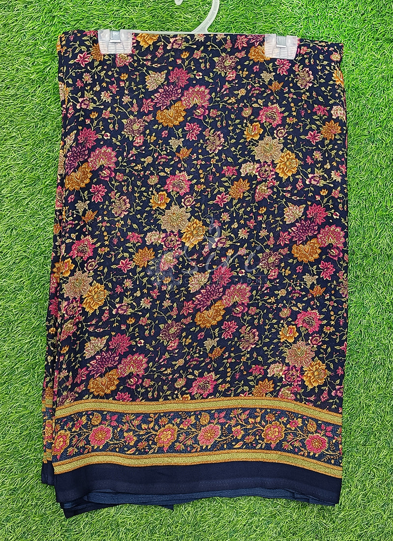 Latest Premium Printed Crepe Saree