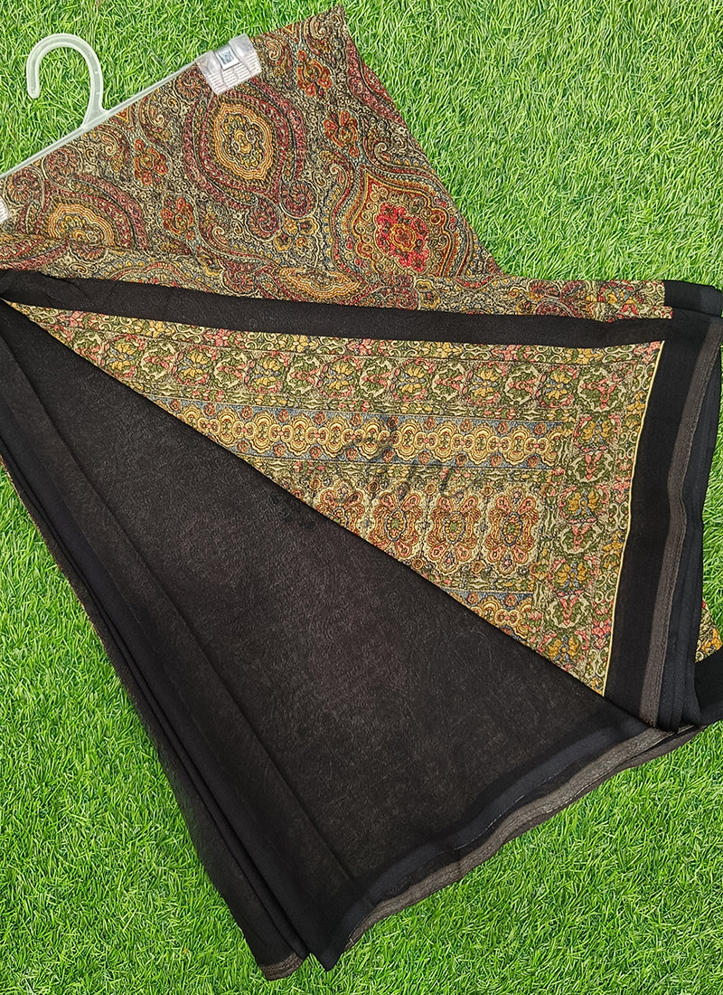 Latest Premium Printed Crepe Saree