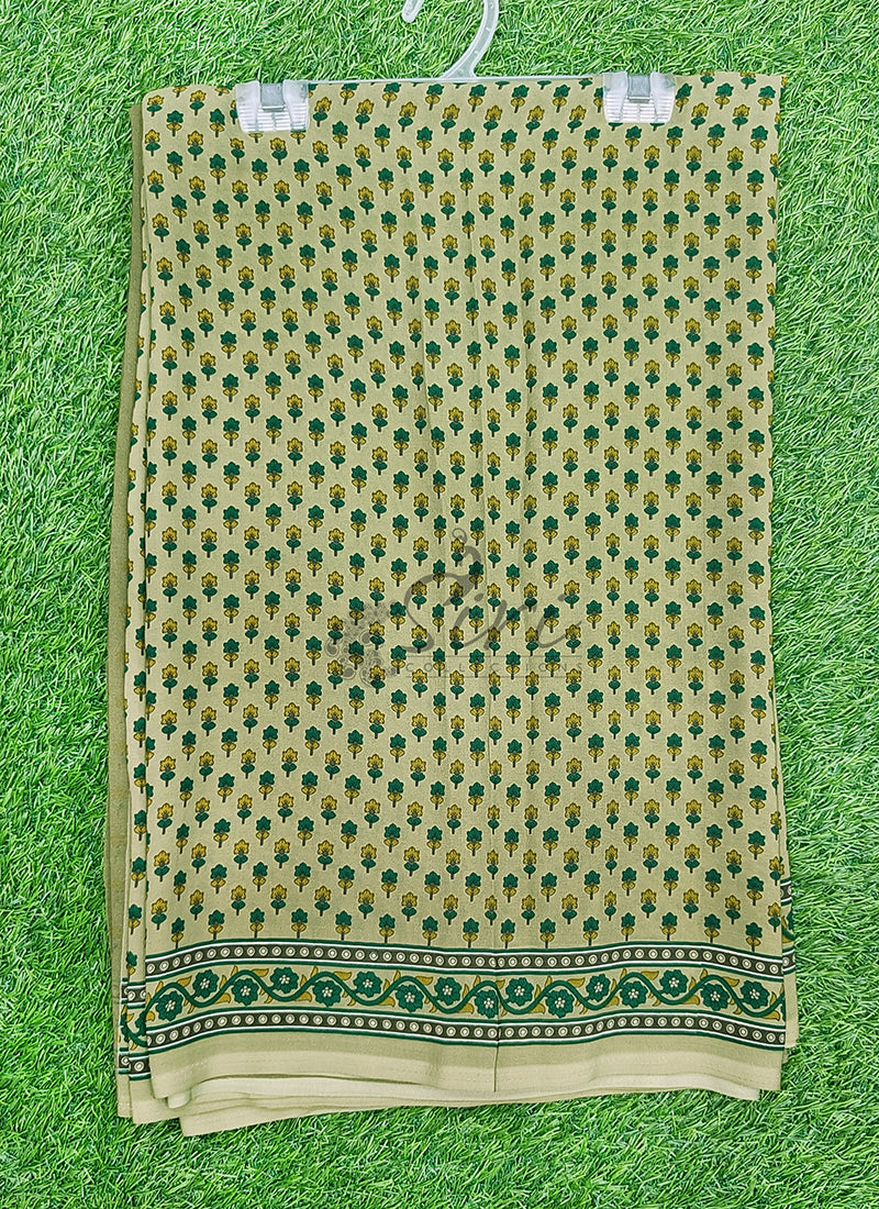 Latest Premium Printed Crepe Saree