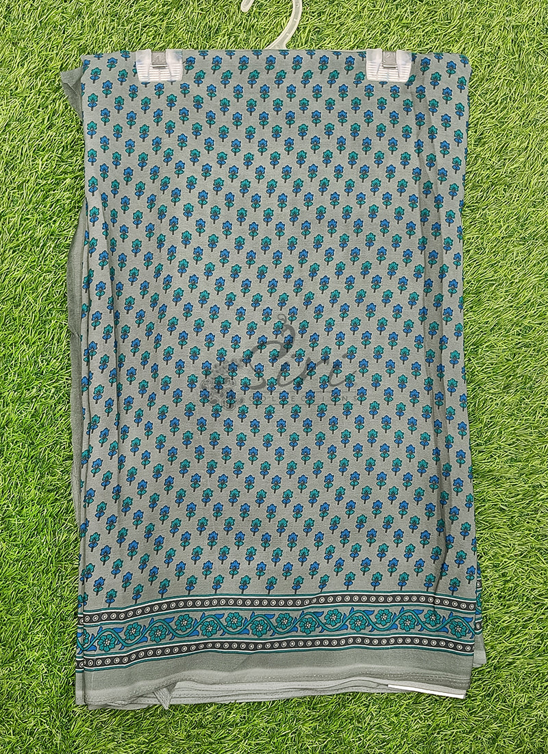 Latest Premium Printed Crepe Saree