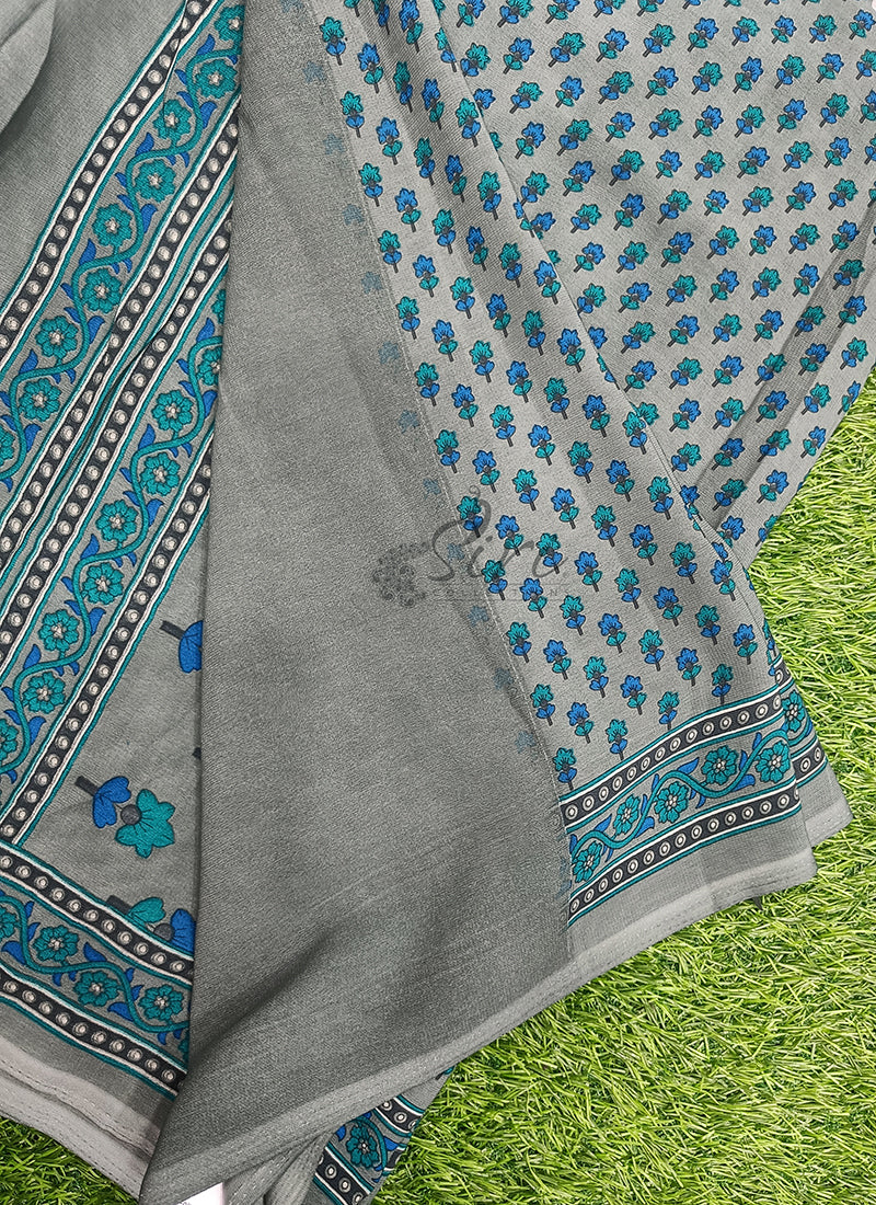 Latest Premium Printed Crepe Saree
