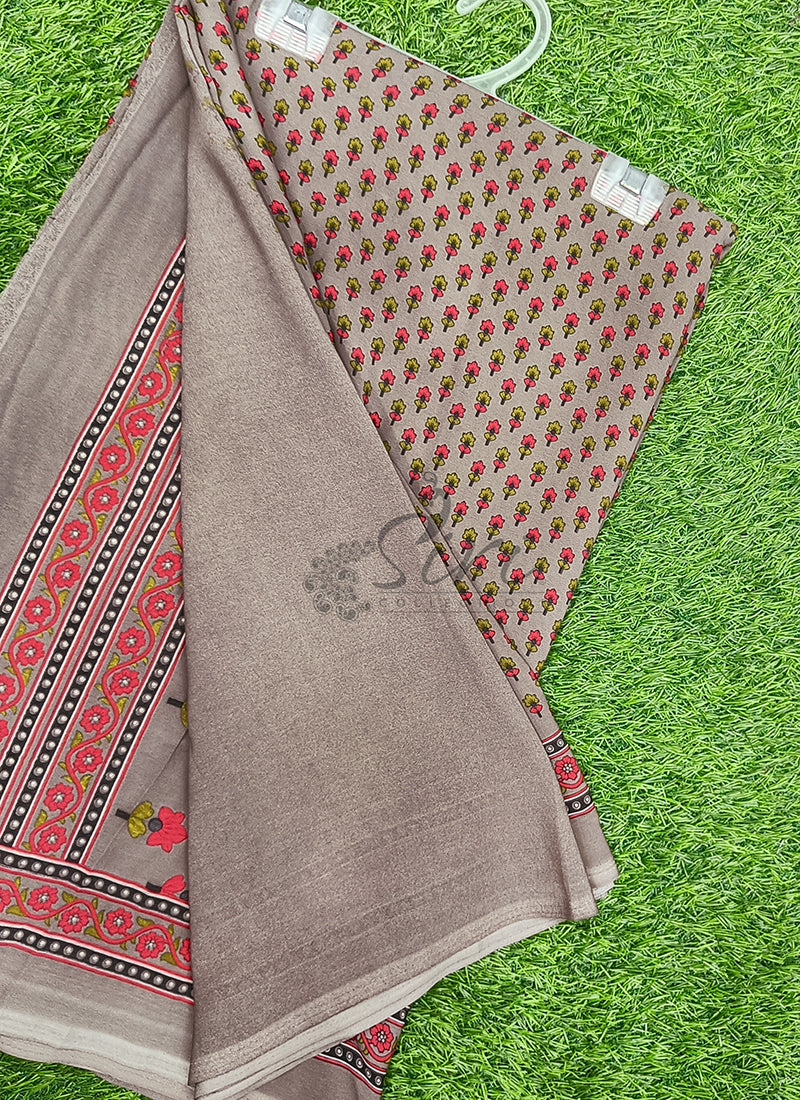Latest Premium Printed Crepe Saree