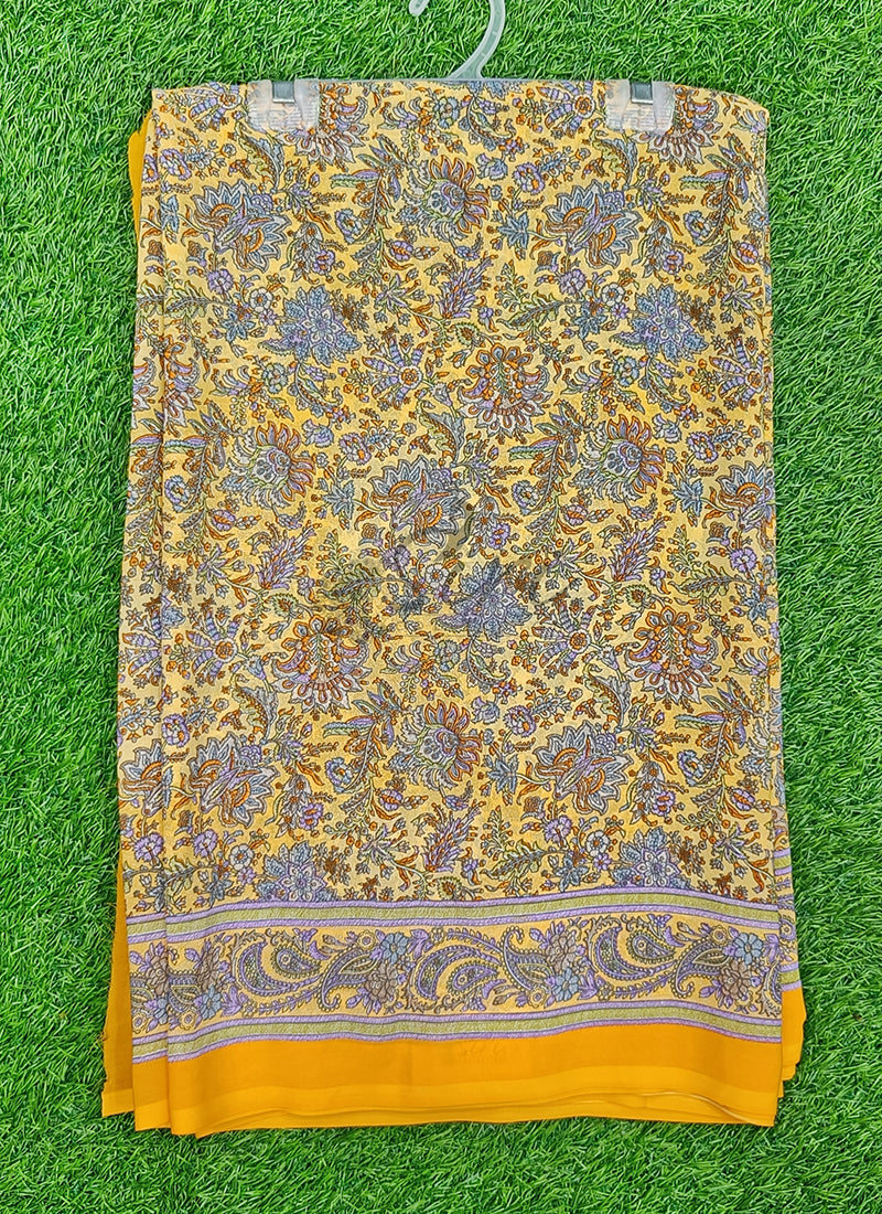 Latest Premium Printed Crepe Saree