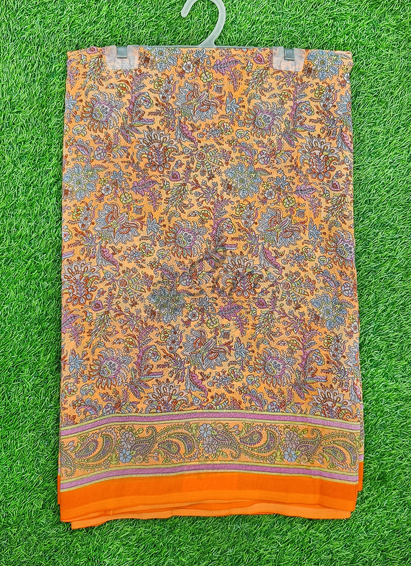 Latest Premium Printed Crepe Saree