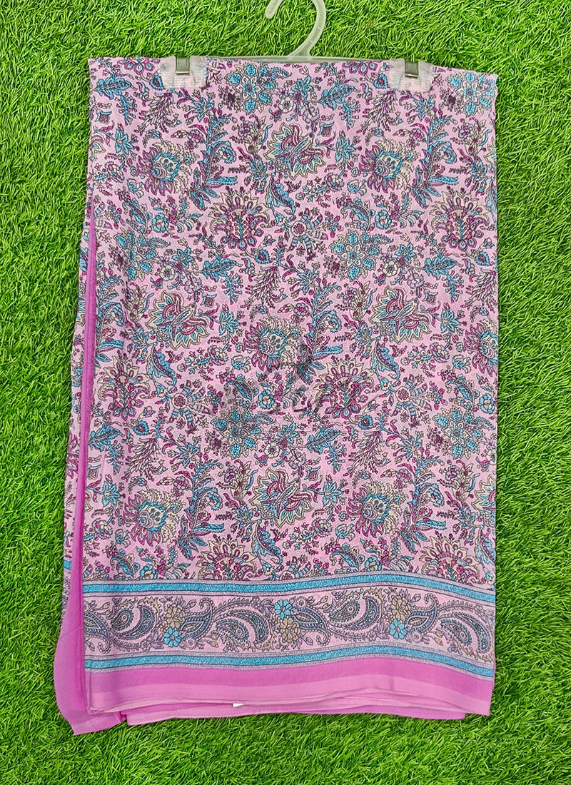 Latest Premium Printed Crepe Saree