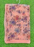 Beautiful Soft Georgette Saree in Self Butis