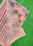 Beautiful Soft Georgette Saree in Self Butis