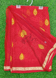 Latest Beautiful Printed Chiffon Saree