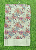 Beautiful Printed Moss Georgette Saree