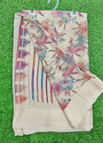 Beautiful Printed Moss Georgette Saree