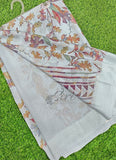 Beautiful Printed Moss Georgette Saree