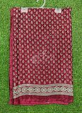 Latest Crepe Saree in Ajrakh Print